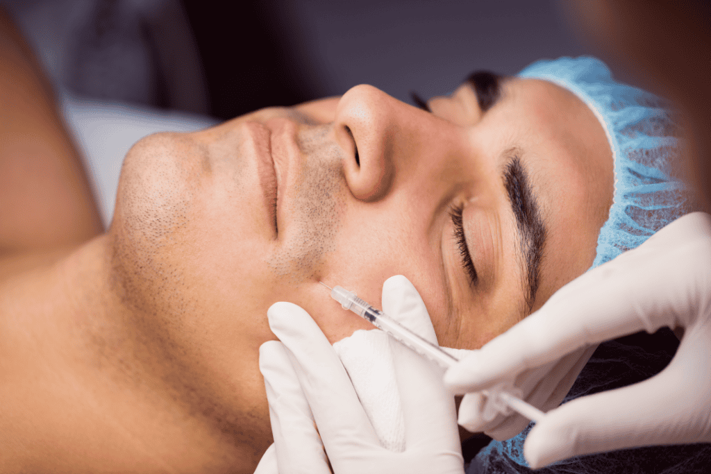 Facial filler for men